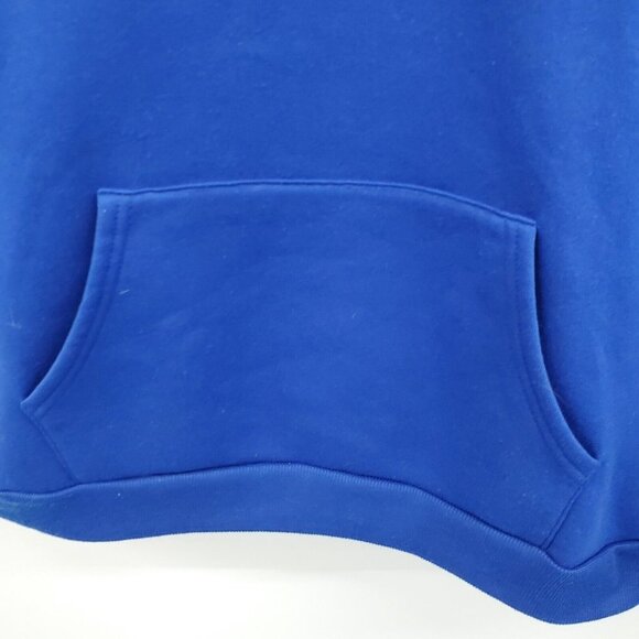 SHEIN New York Graphic Thermal Hoodie Sweatshirt Size XL Blue Kangaroo Pocket - Picture 3 of 13